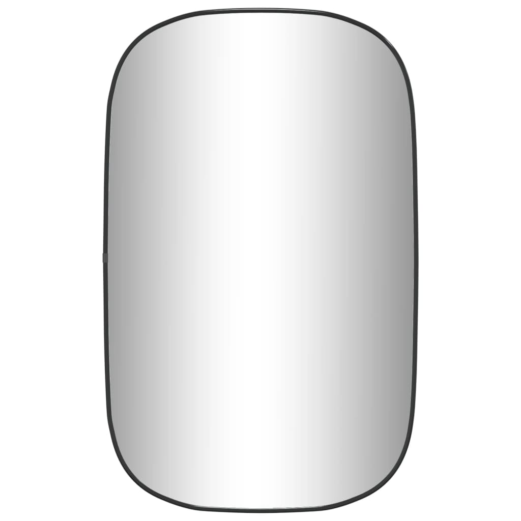 Miroir mural Noir 80x50 cm vidaXL - 2