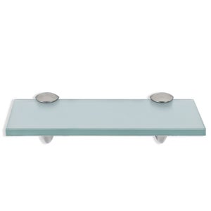 Mensola In Vetro Per Bagno XBSXP: 3 Ripiani Rettangolari In Vetro Temperato, Perfetta Per Bagno E Cucina (Larghezza 30 Cm) - 4