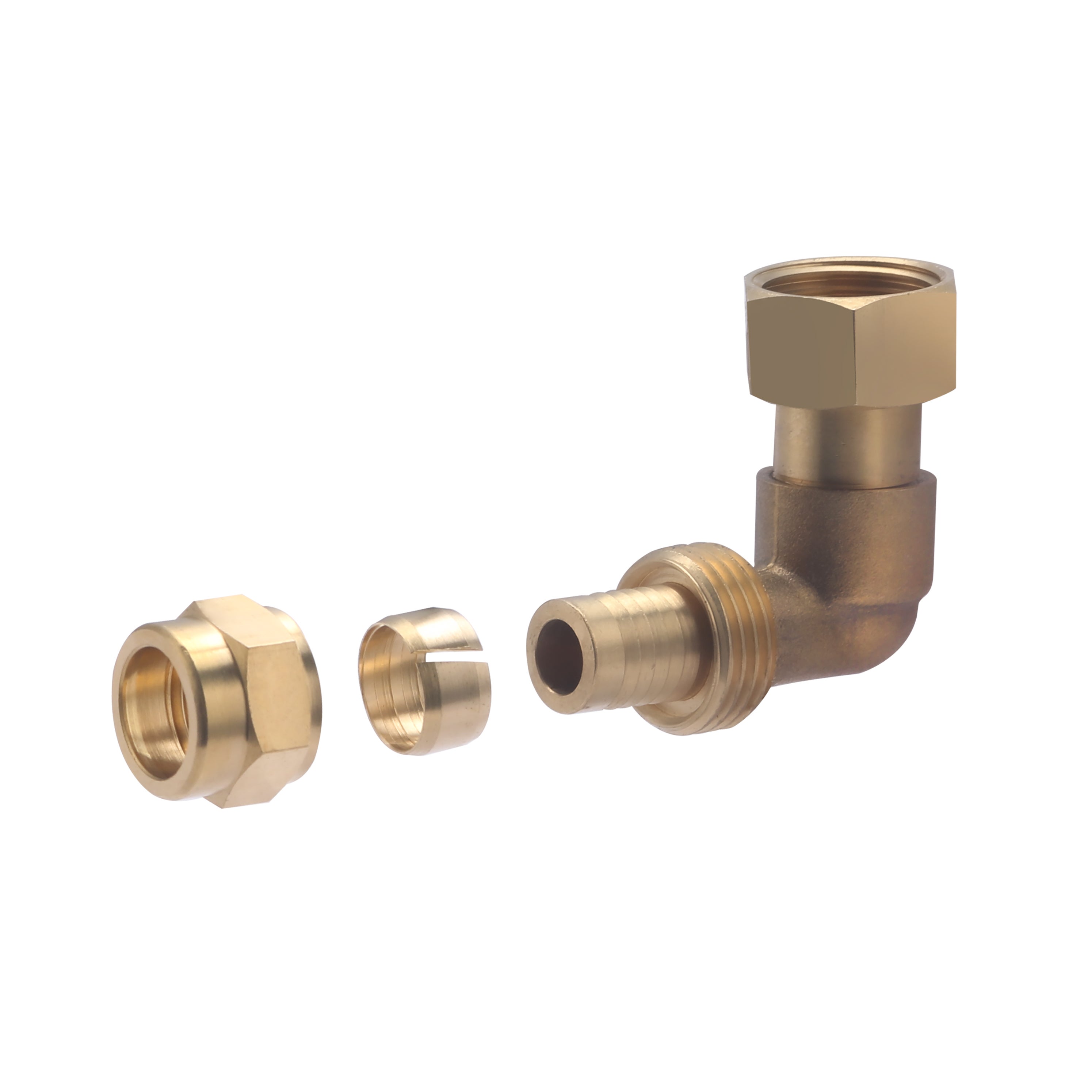 Raccord PER à Compression (à Visser) Coude Ø16 - Femelle Tournant 15x21 NOYON & THIEBAULT - 7