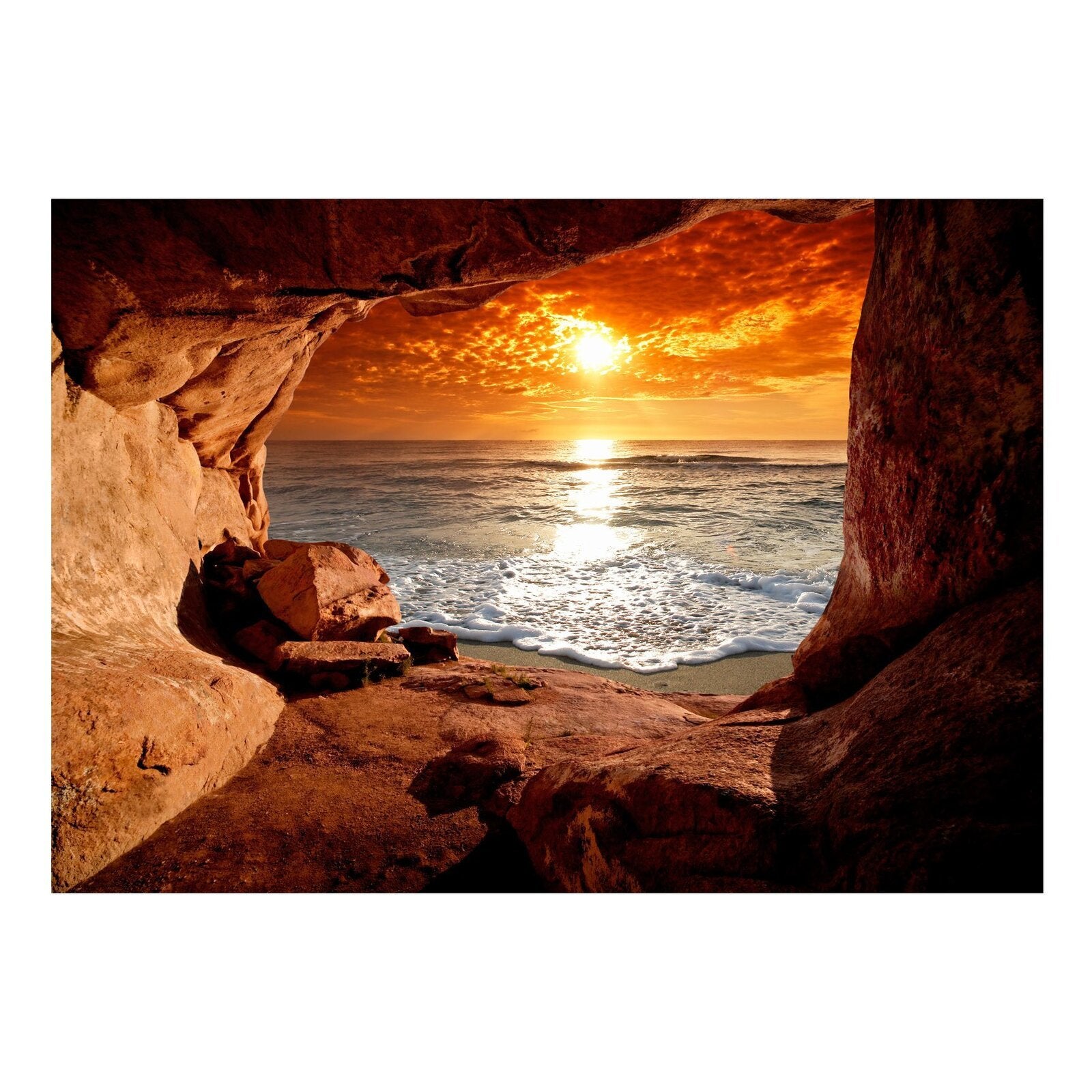 Papier peint sortie de la grotte - 150 x 105 cm - 2