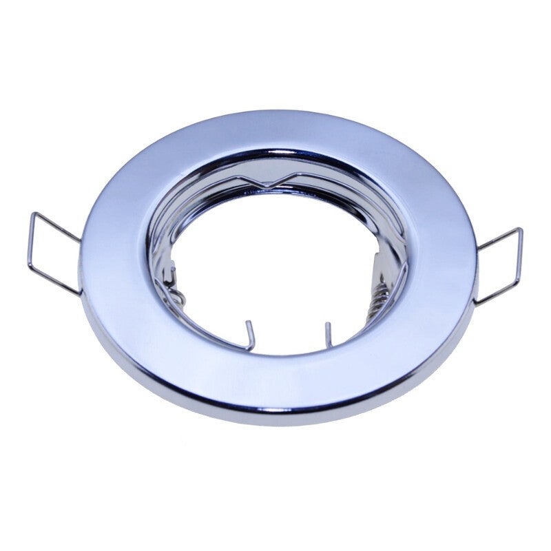 Oprawa sufitowa wpuszczana oczko chromowana 1xGU10x50W okrągła IP20 wym: 2,8 x 8 x 8 cm metal IdeaLED - 3