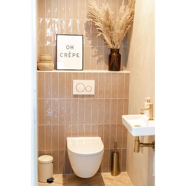 Plaque de déclenchement 3/6L GEBERIT Sigma20 - blanche anneau doré - 5