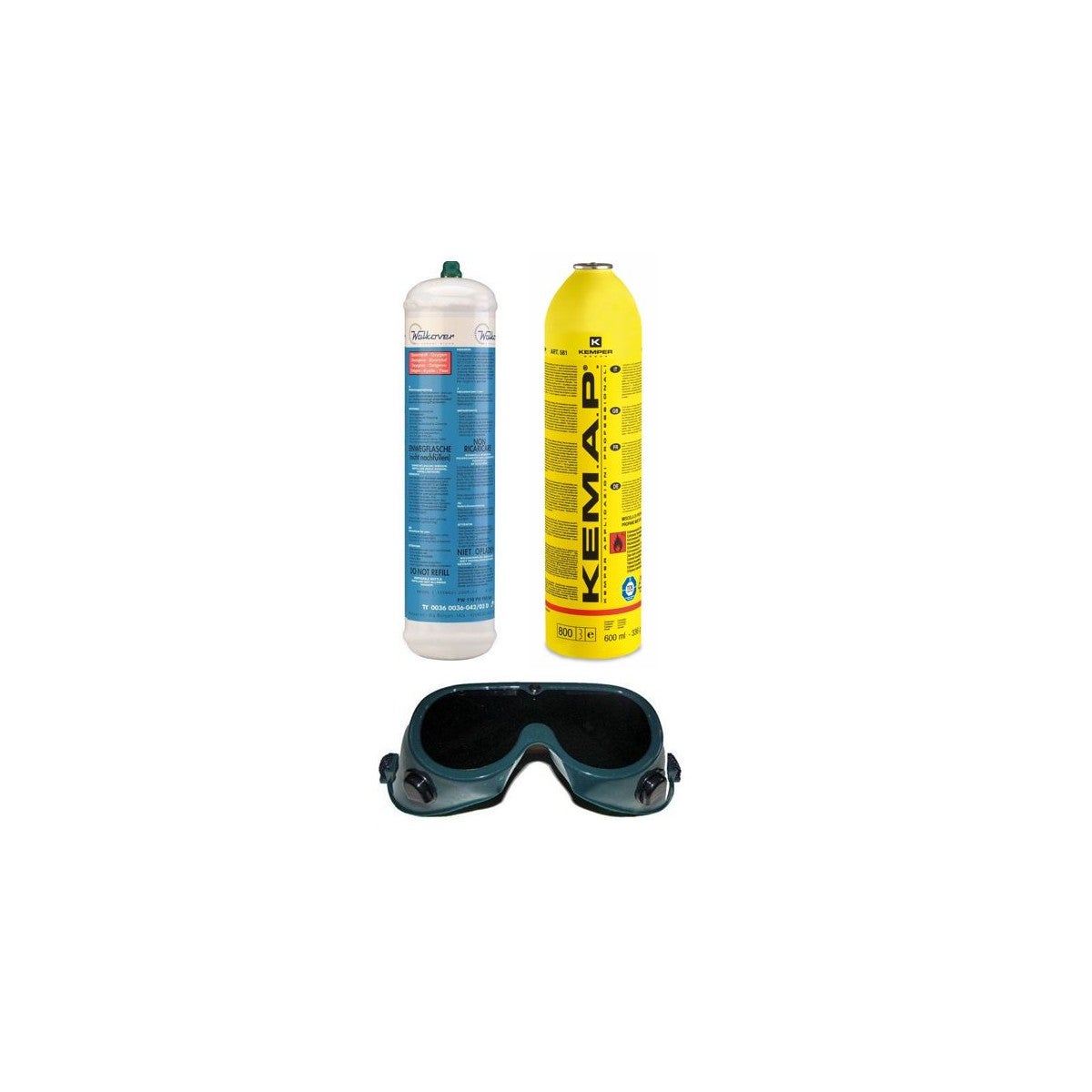 Cannello ossigeno propano 3300°C – Kit completo bi-gas KEMPER OXYKIT 555K – Brasatura, saldatura e taglio acciaio fino a 5 mm - 4