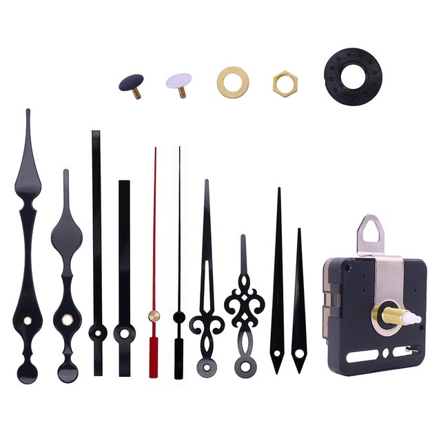 Ensemble de mécanismes d'horloge Mouvements d'horloge Mécanismes d'horloge Horloges murales à pile silencieuse Systèmes d'horloge Mécanismes