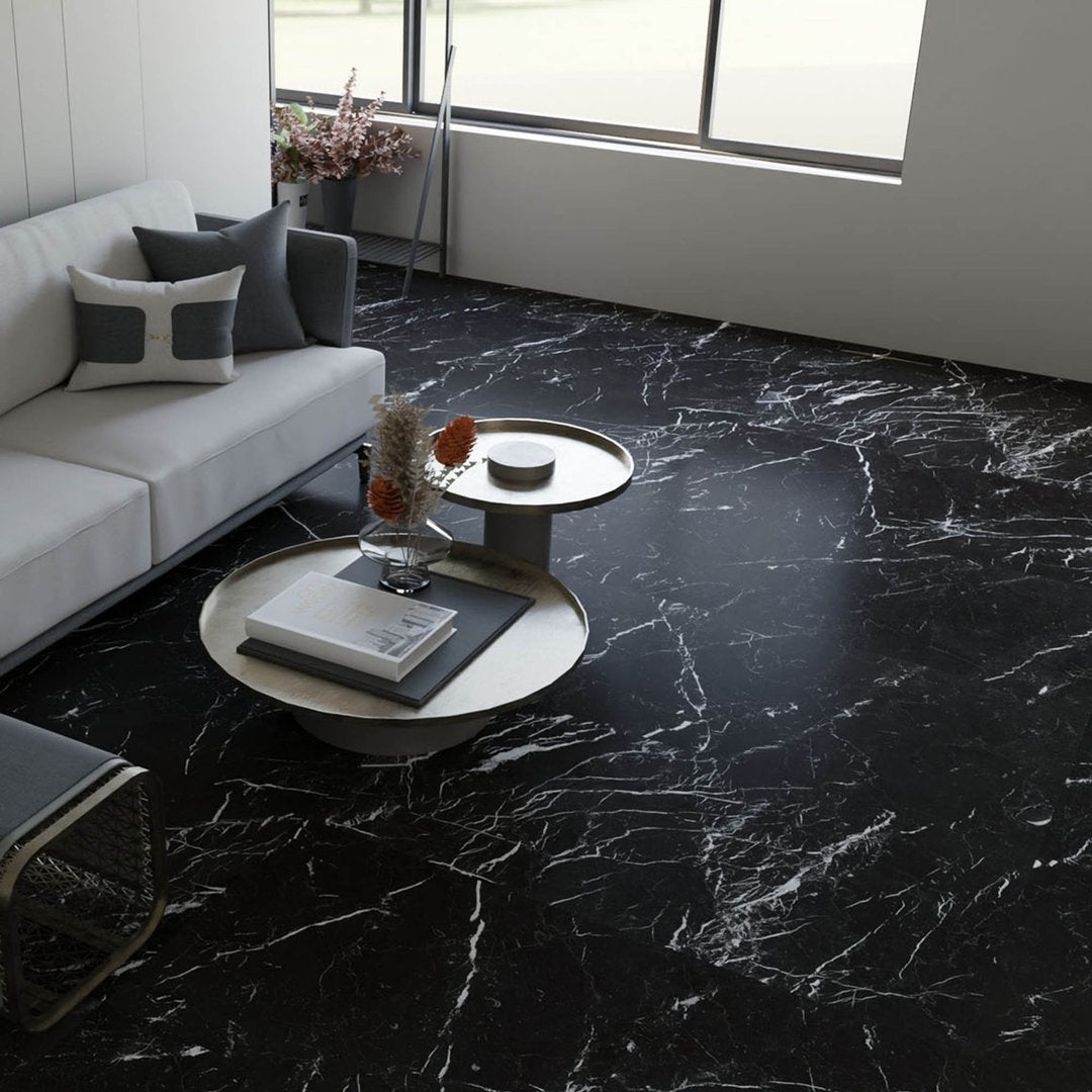 Manhattan Elegant Black - Marmo Opaco - Piastrelle 60x60 cm 10 mm - MAL 5013 60x60 MATT R9 10 mm - 2