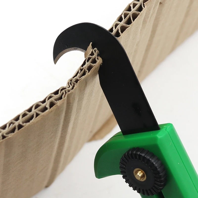 4PCS Portable Express Colis Couteau Camping En Plein Air En Acier Inoxydable Rapide Dentelé Crochet Couteau Transport Déballage Pousser Couteau - 3
