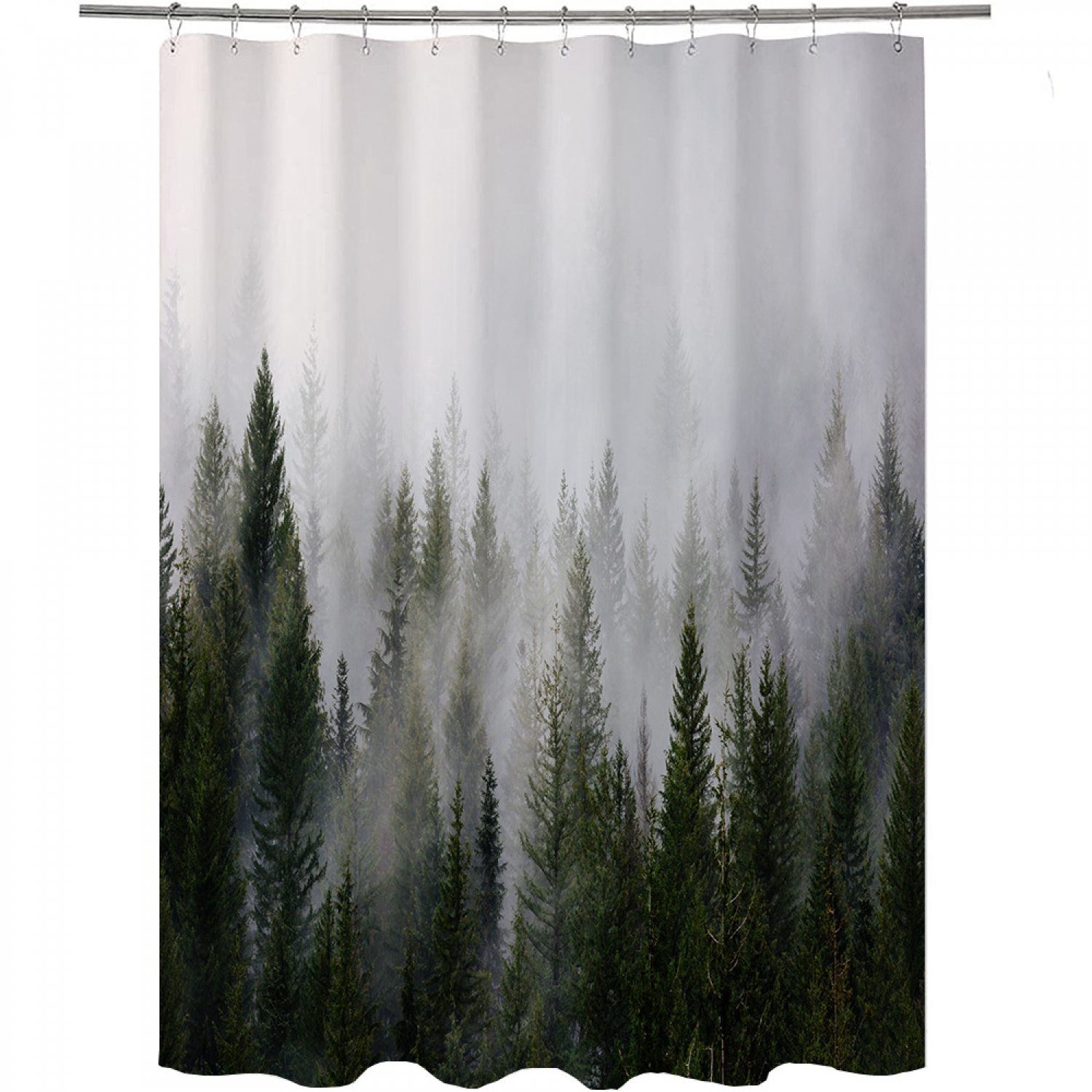 Zasłona prysznicowa Cloud Forest, 120 cm x 180 cm