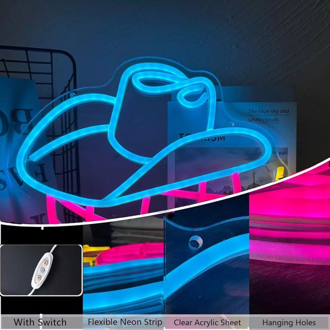 Insegna Al Neon Con Cappello Da Cowboy, Luci Notturne A Led Luci Notturne Lampada Dimmerabile Alimentata Usb Per Decorazione Bar Birra Cafe Sala Ricreativa G 601099530989109 Insegna Al Neon Con Cappello Da Cowboy, Luci Notturne A Led Luci Notturne Lampada Dimmerabile Alimentata Usb Per Decorazione Bar Birra Cafe Sala Ricreativa G 601099530989109