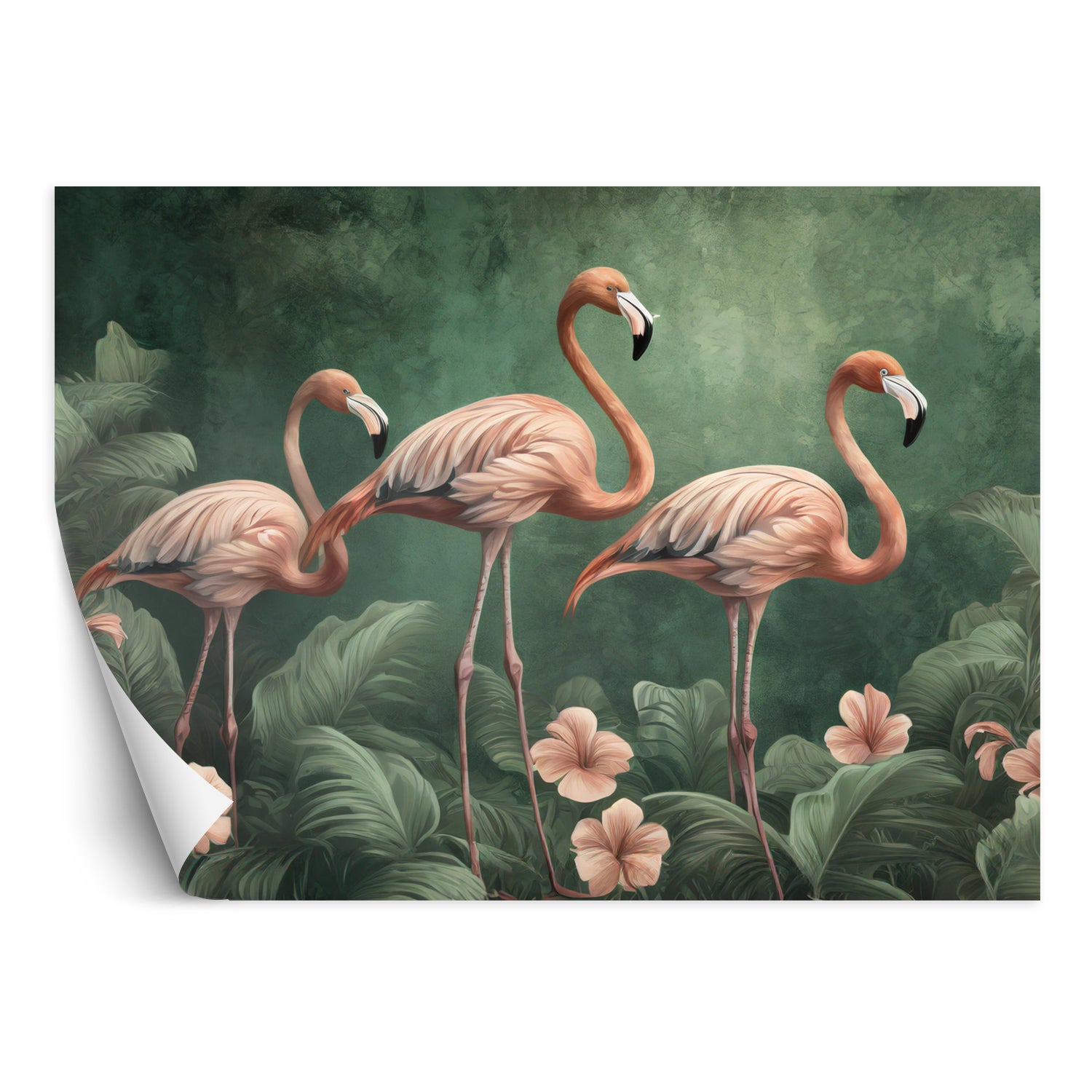 Fototapeta, Flamingi Zwierzęta dżungli 450x315
