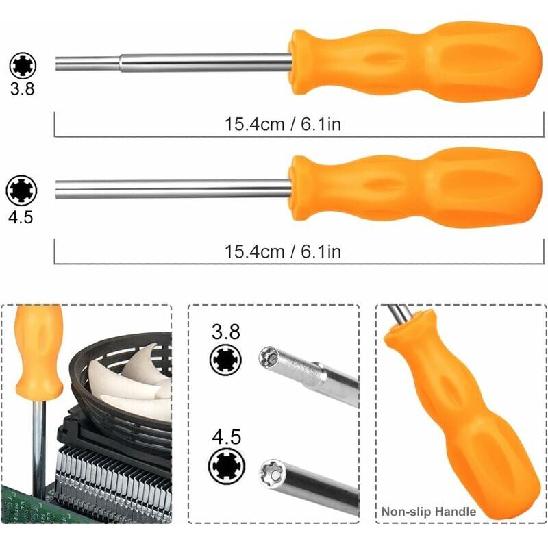 Jeu D'embouts Tournevis Tri-Wing – Pour Vis électriques, Réparation, Atelier – 4 Pièces