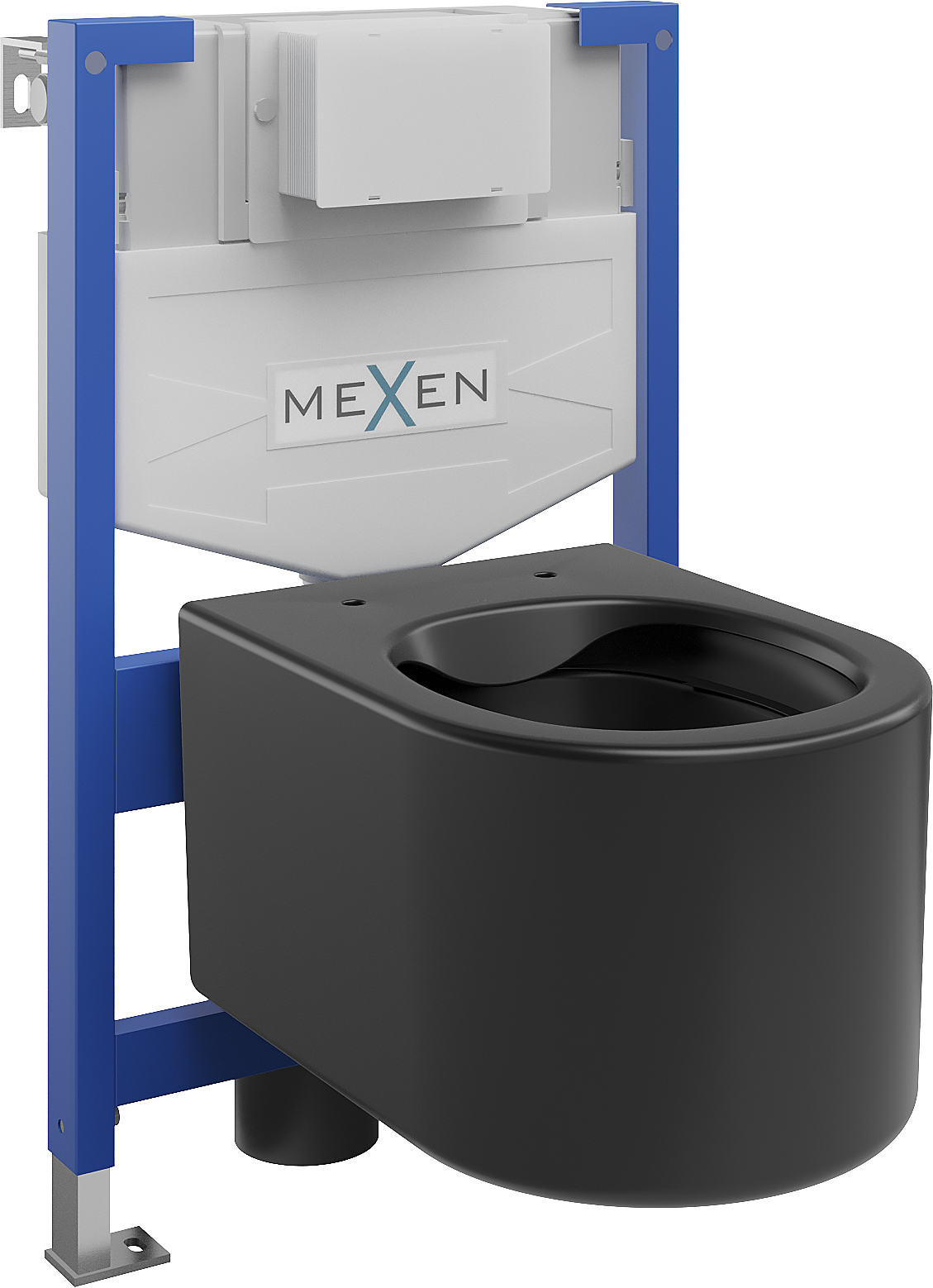 Mexen zestaw podtynkowy WC stelaż Fenix XS-F z miską WC Sofia, czarny mat - 6803354XX85