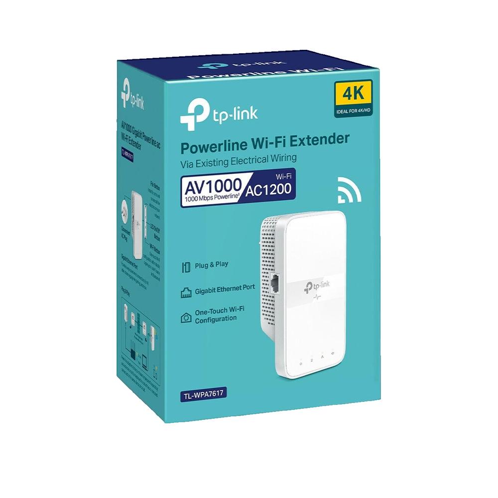 Adapter CPL TP-Link Biały 1200 Mbit/s Wi-Fi Mocny