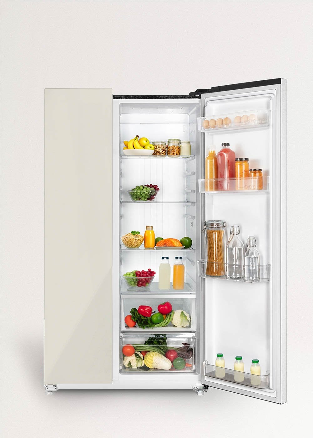 CREATE - FRIDGE STUDIO SIDE BY SIDE 550 - Réfrigérateur Side by Side 550 L No Frost- Blanc cassé - 7