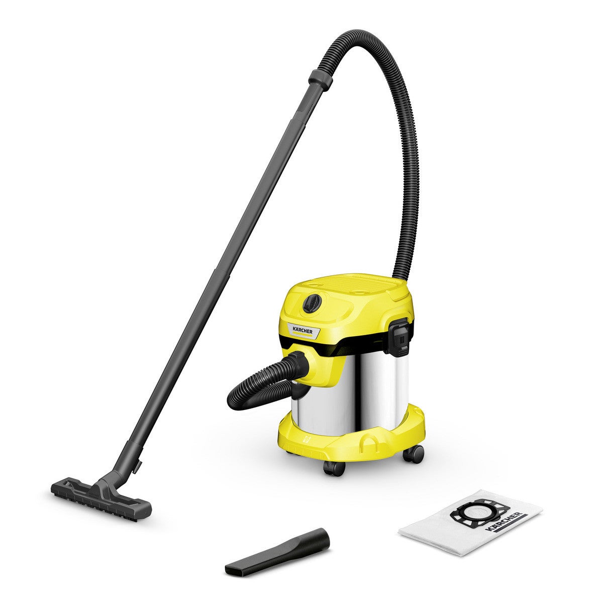 Aspiradora de tambor KARCHER V-15/4/18 1000 W Filtro HEPA 15 L - Imagen 2