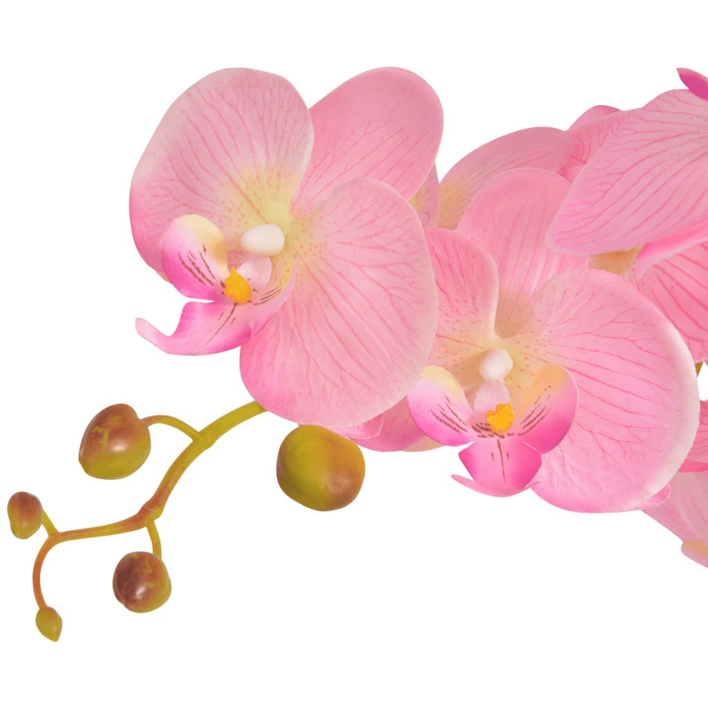 Plante artificielle avec pot Orchidée 65 cm Rose vidaXL - 3