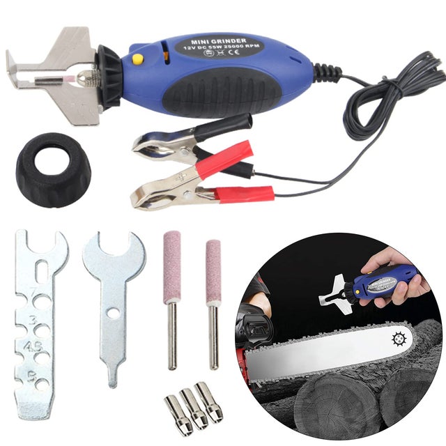 Affûtage Chaîne Tronçonneuse Castorama Aiguiseur De Chaîne Pour Tronçonneuse - 2 En 1 - Compatible 4mm Et 4.8mm - Outil Portable Appareil Pour Aiguiser Chaîne Tronçonneuse