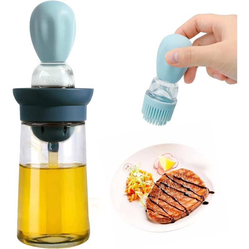 Zestaw 2 silikonowych pędzli do oleju do grilla i ciasta