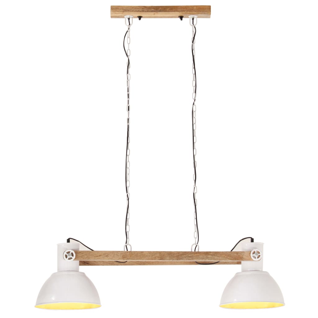 Lampe suspendue industrielle 25 W Blanc 109 cm E27 vidaXL - 4
