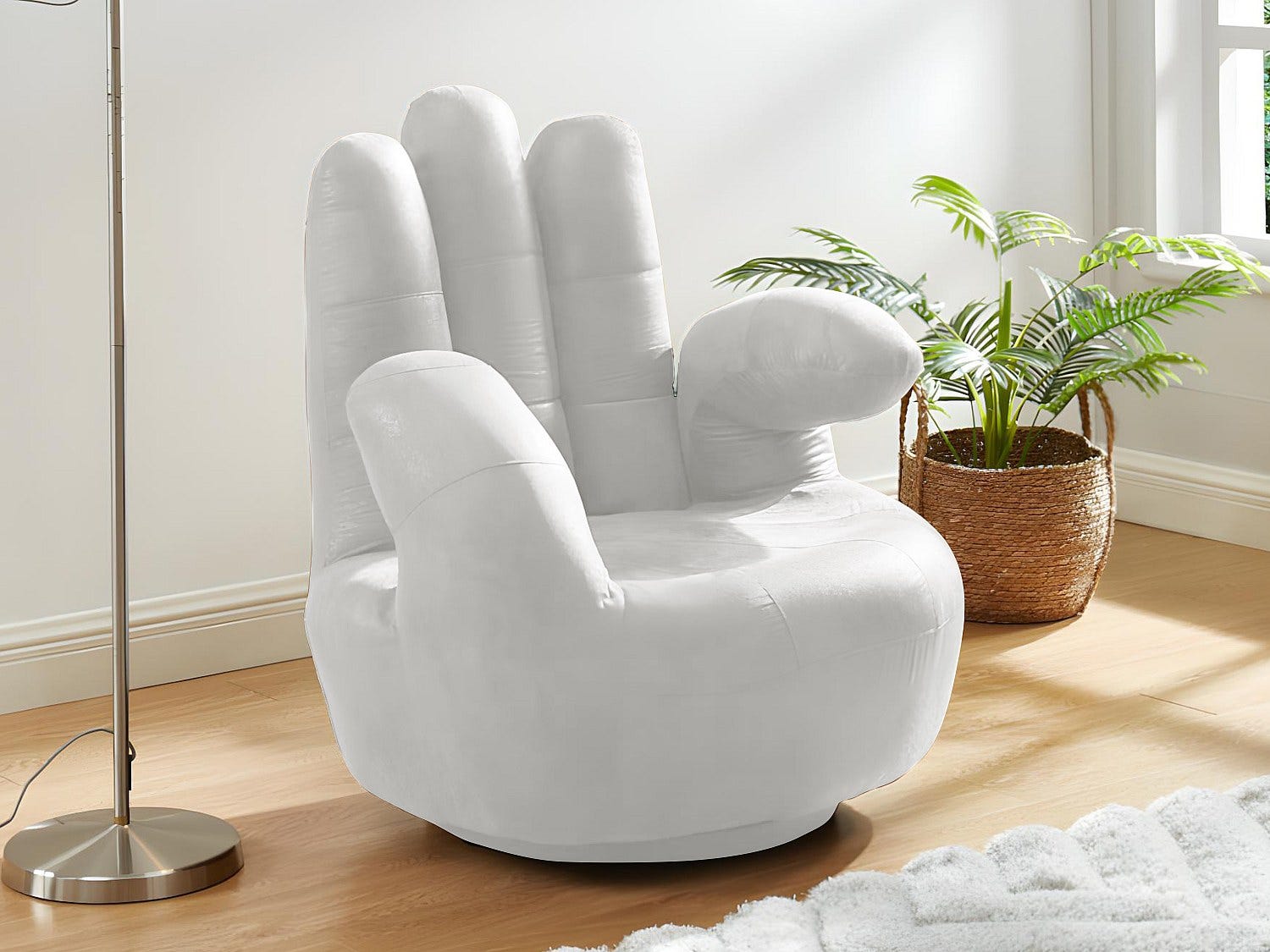 Fauteuil de Salon | Chaise | Fauteuil blanc similicuir CFW294216 Fauteuil de Salon | Chaise | Fauteuil blanc similicuir CFW294216