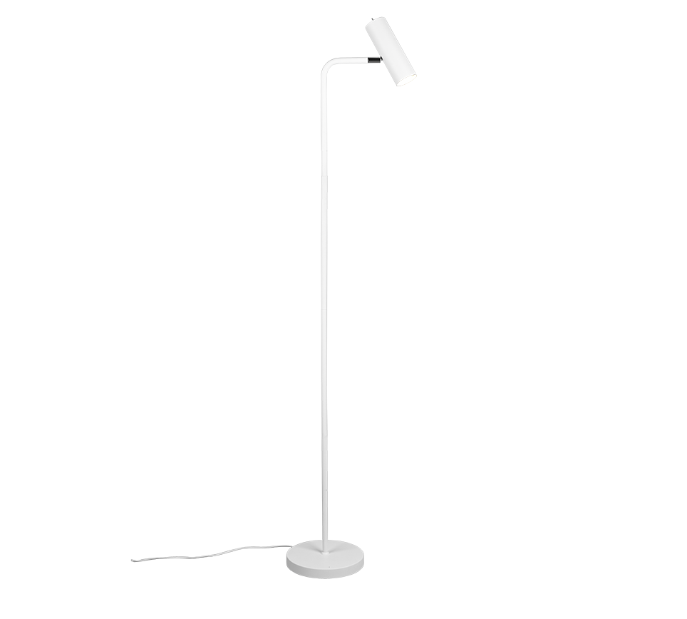 Lampa podłogowa MARLEY biała 1xGU10x5W metal wym:151x23x23cm IP20 Trio