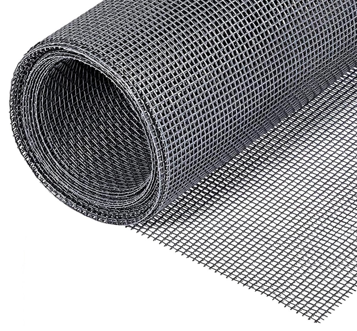 Plasă de țânțari pentru fereastră 120 x 300 cm, Plasă de țânțari universală pentru ferestre, Gri, Confecționează-ți propria plasă de țânțari