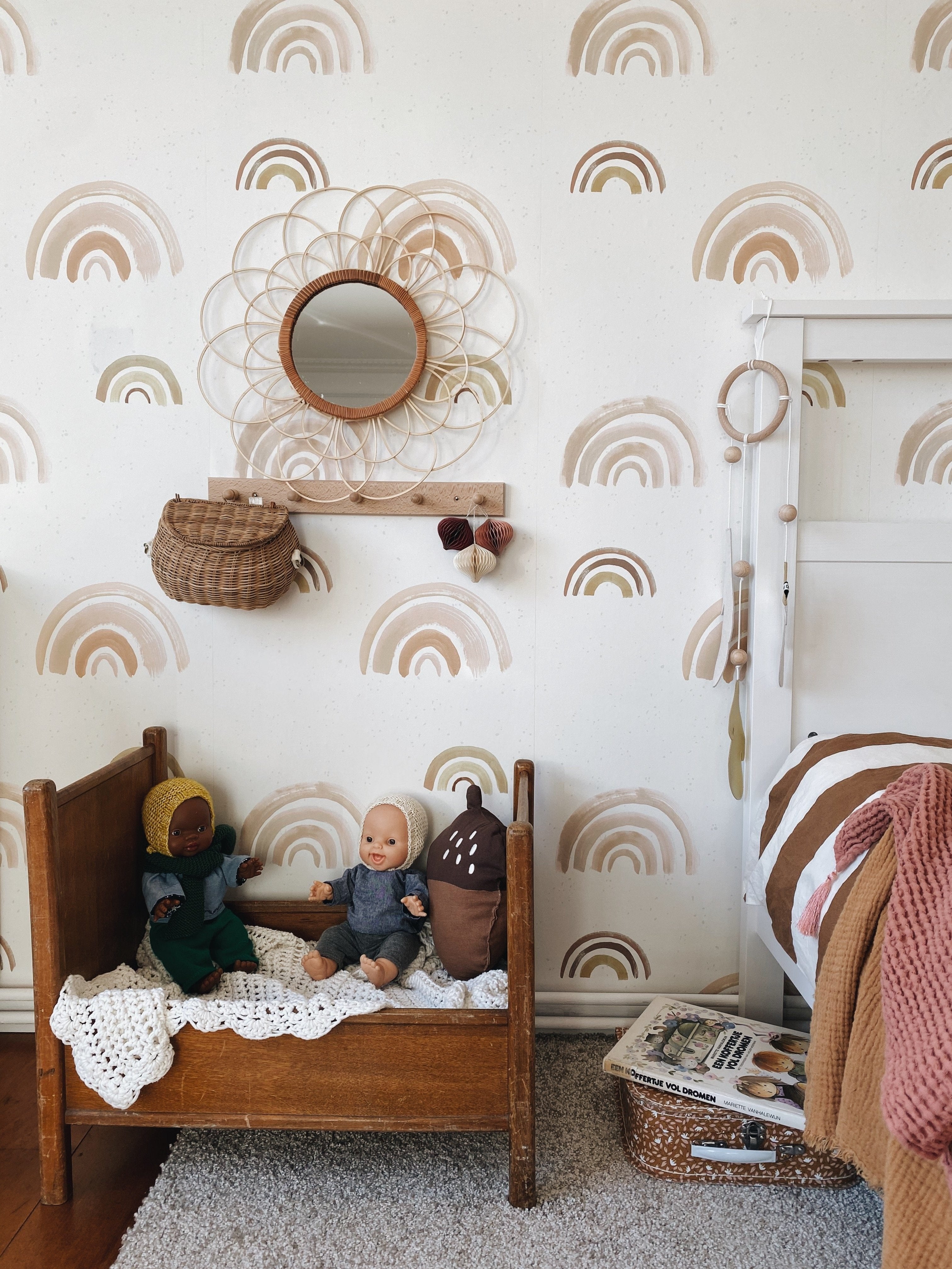 Roomblush - Arc en ciel - Papier Peint Intissé - Chambre d'enfant ...