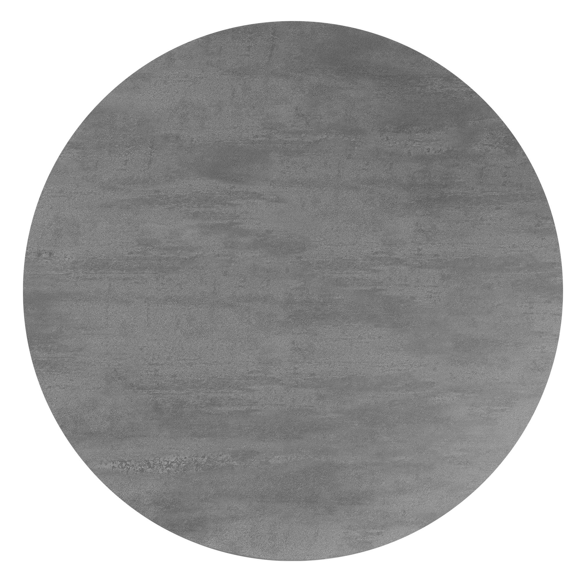 ML-Design okrągły stolik kawowy Ø60x50 cm szary betonowy wygląd nowoczesny stolik do salonu z podwyższanym blatem elegancki stolik pomocniczy - 3