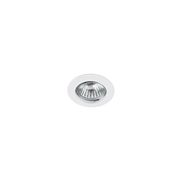 Spot encastré fixe Fixo - GU5.3 - 50W - Rond - Aluminium blanc - Sans ampoule - Non dimmable