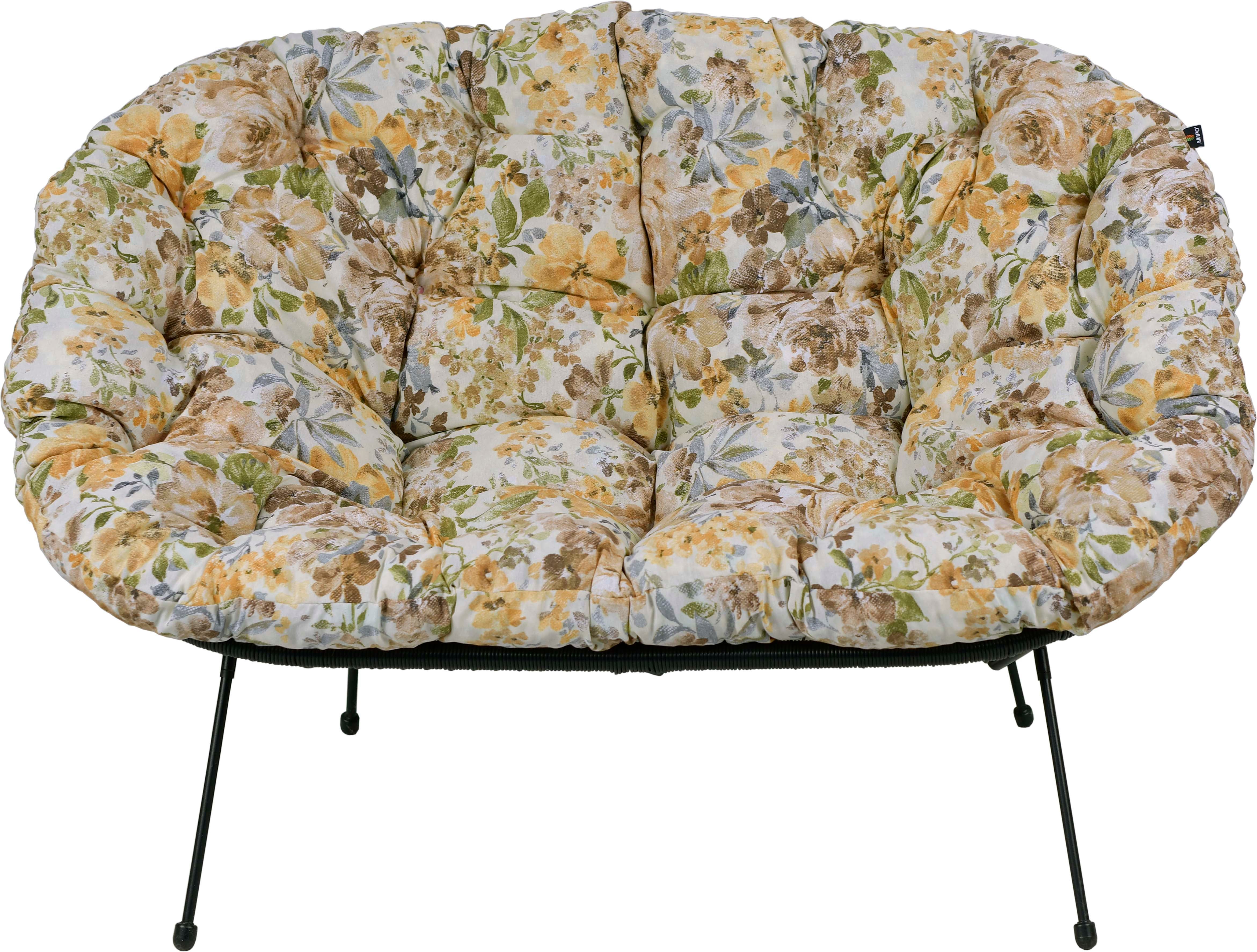 Poduszka na sofę żyłkową AMPO beżowy brązowy 1 szt.