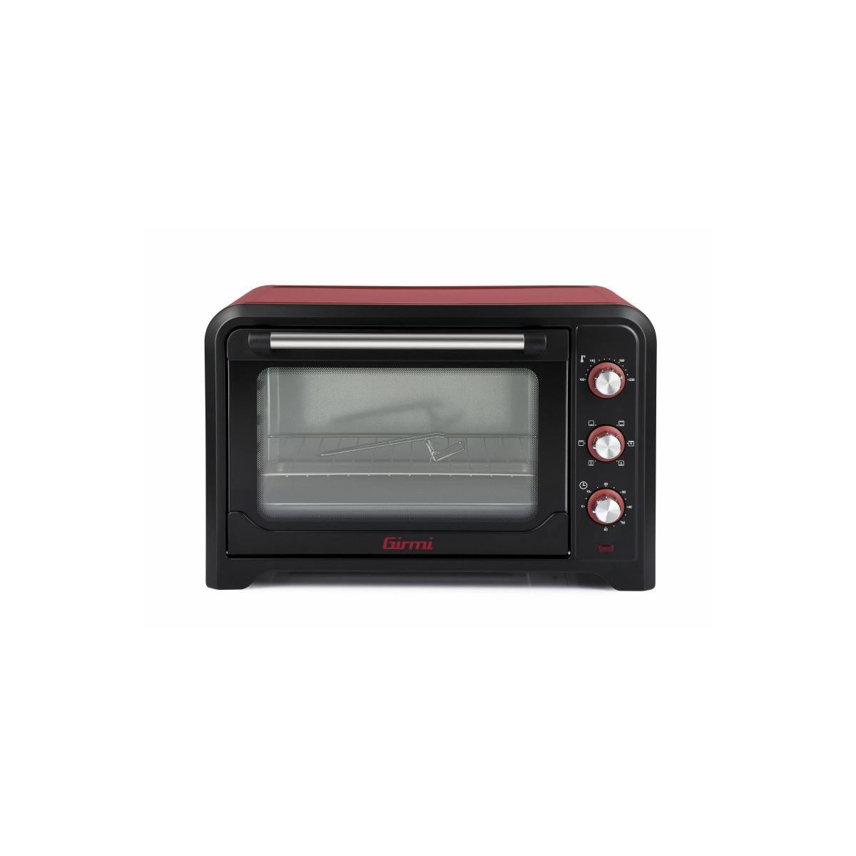 Horno girmi fe42 42 l 2000 w negro rojo grill