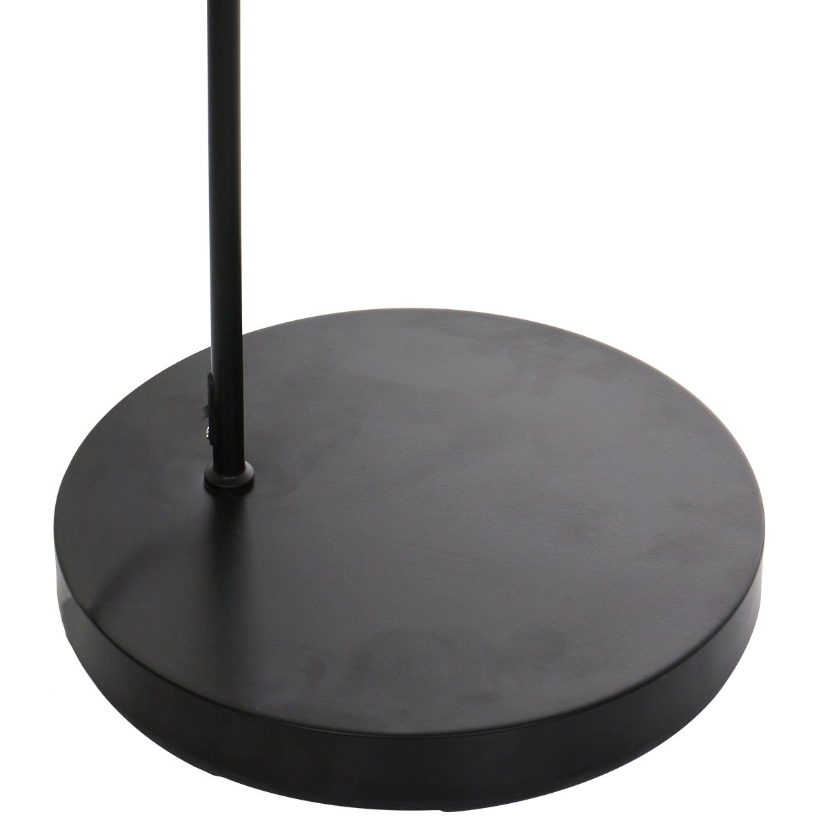 Mexlite - lampada da terra - Solva - naturale nero - metallo tessile - Ø 40cm - E27 - 4345ZW - 4