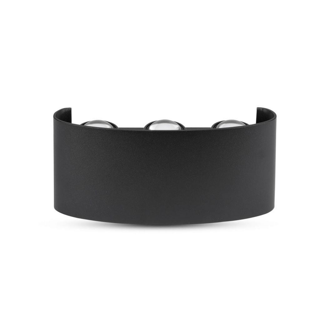 Kinkiet ścienny Vt-846 czarny LED 5W 4000K 630lm góra-dół wym: 8 x 17 x 4 cm aluminium IP65 V-TAC