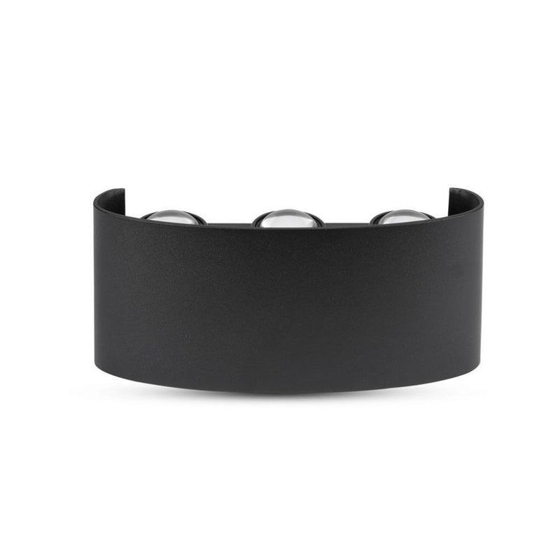 Kinkiet ścienny Vt-846 czarny LED 5W 4000K 630lm góra-dół wym: 8 x 17 x 4 cm aluminium IP65 V-TAC