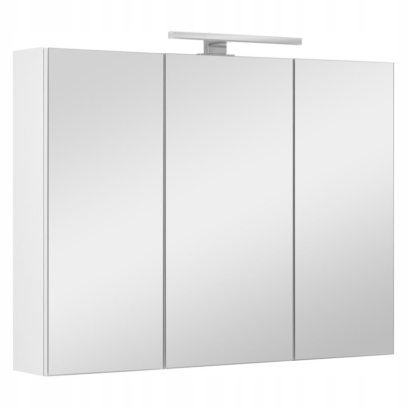 Szafka łazienkowa z lustrem oświetleniem lampką led lustrzana wisząca 80 cm