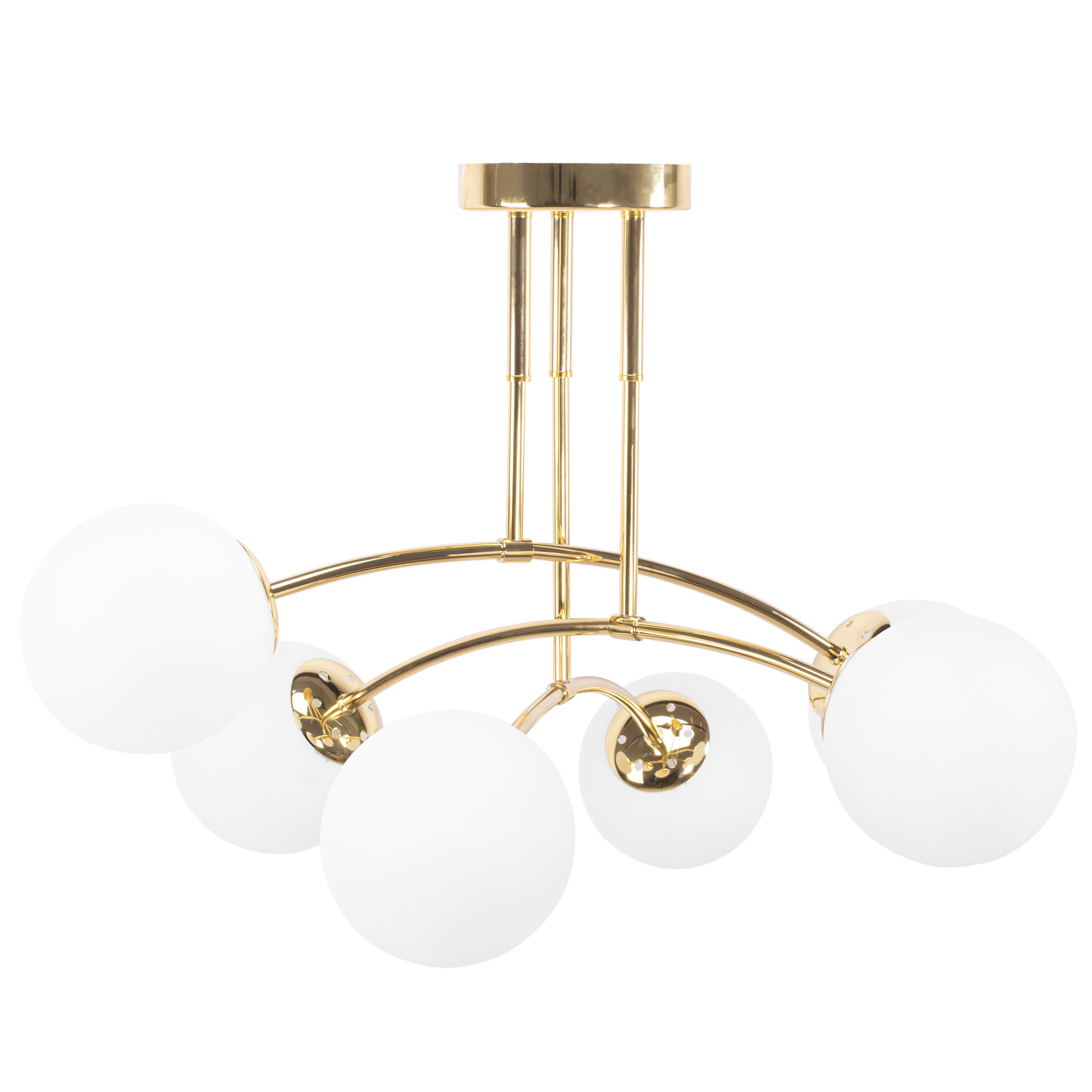 Lampa Sufitowa Wisząca Toolight App1577-5Cp Złoty