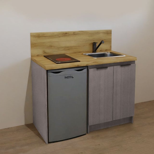 Cuisine complète Vente-Unique Meuble multifonction kitchenette et buanderie - Avec plan de Cuisine complète Vente-Unique Meuble multifonction kitchenette et buanderie - Avec plan de