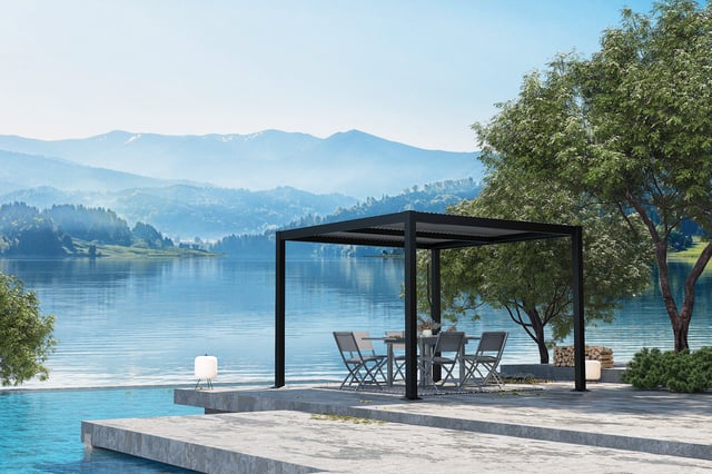 MILOS Pergola bioclimatica 3x3 m
