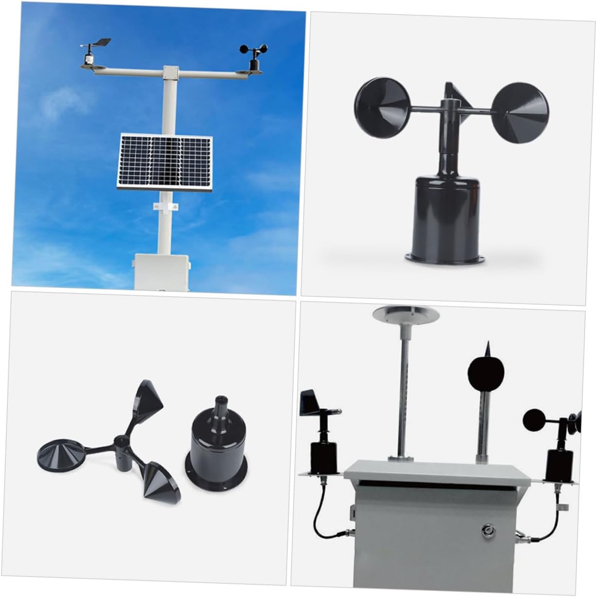 Anémomètre Abs avec Indicateur De Direction Vent Boîtier Et Compact pour Mesure Précise Vitesse Vent pour Applications Agricoles Et Météorologiques - 2