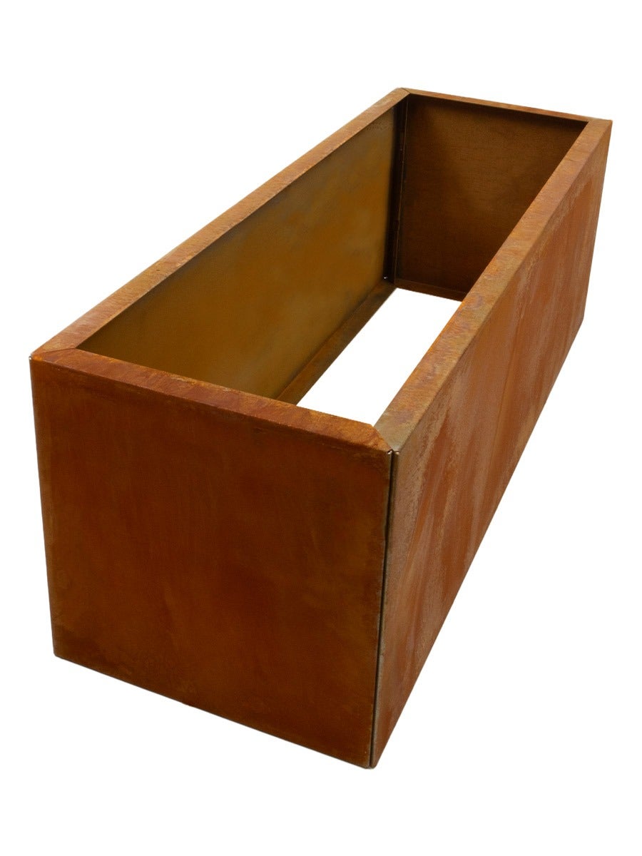 Multi-Edge Fioriera in acciaio Corten 120x40x40cm - 4
