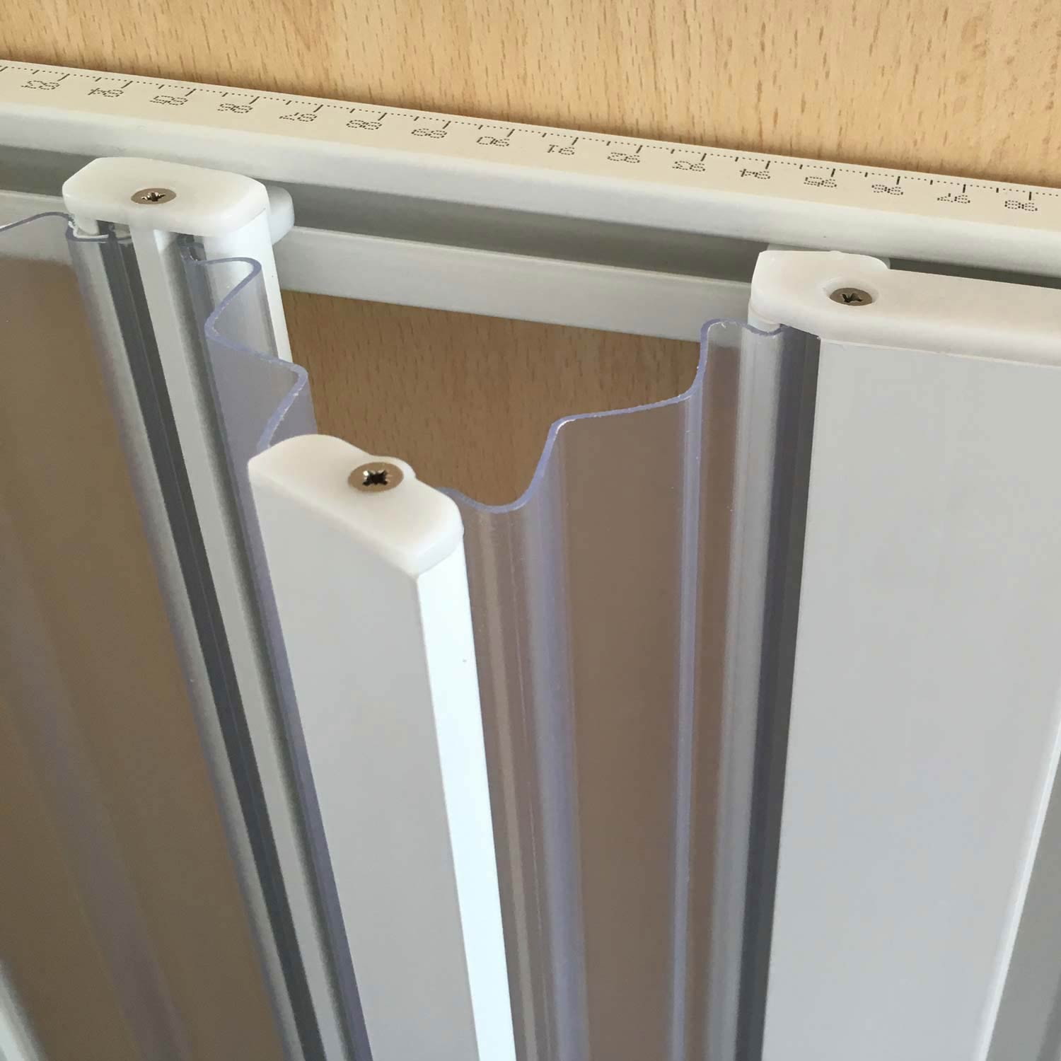 Mampara de Ducha 80x80CM H185 PVC mod. Energy Central - 8