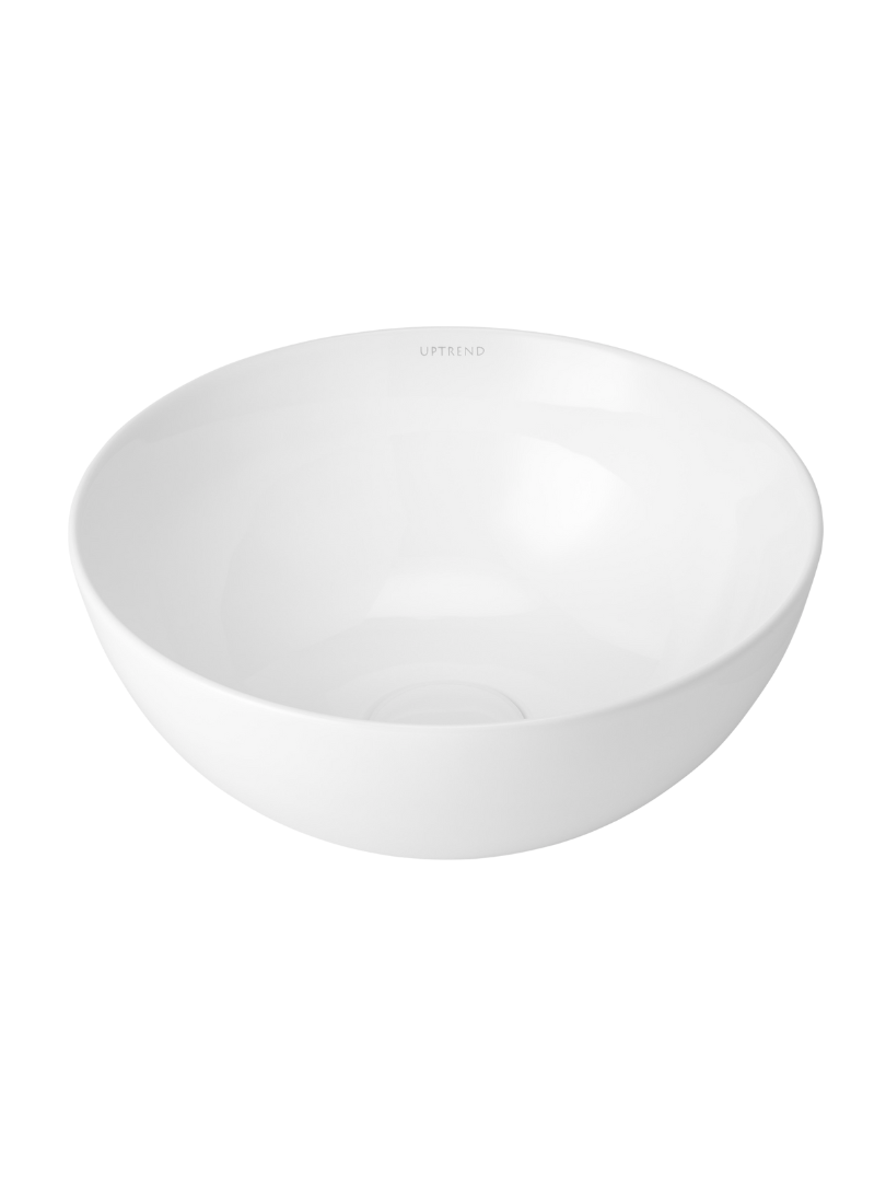 Umywalka nablatowa Uptrend LENA M biały połysk 1 szt.