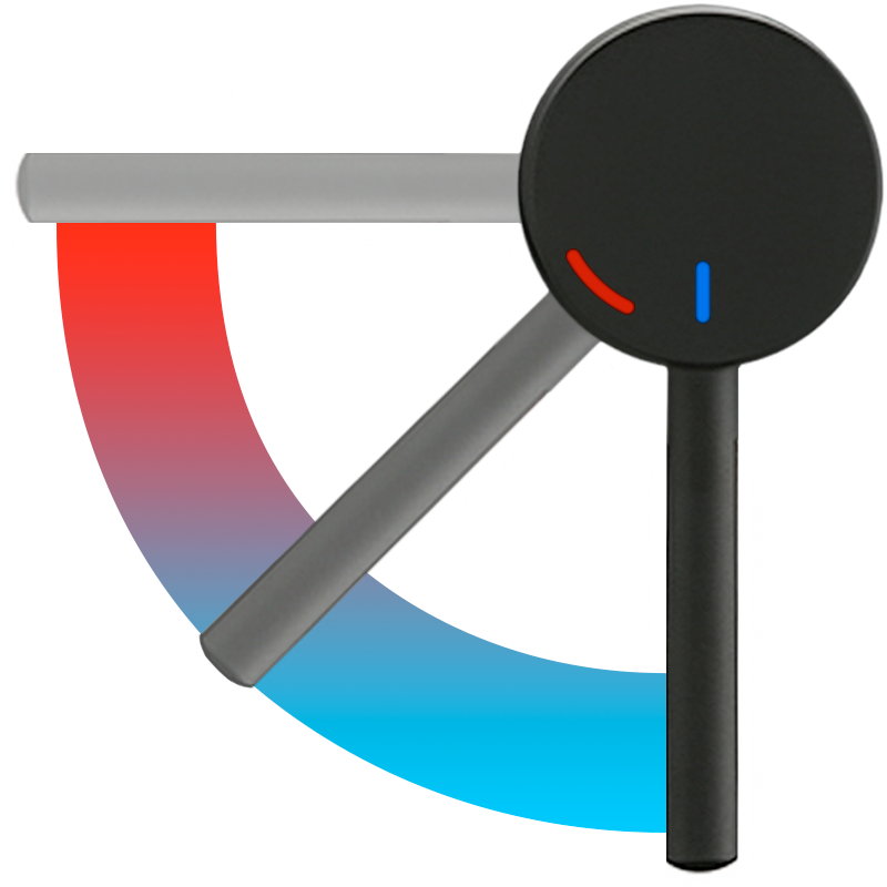 Valaz Grifo de bidé negro mate con apertura en agua fría monomando redondo - Serie Ason - 3