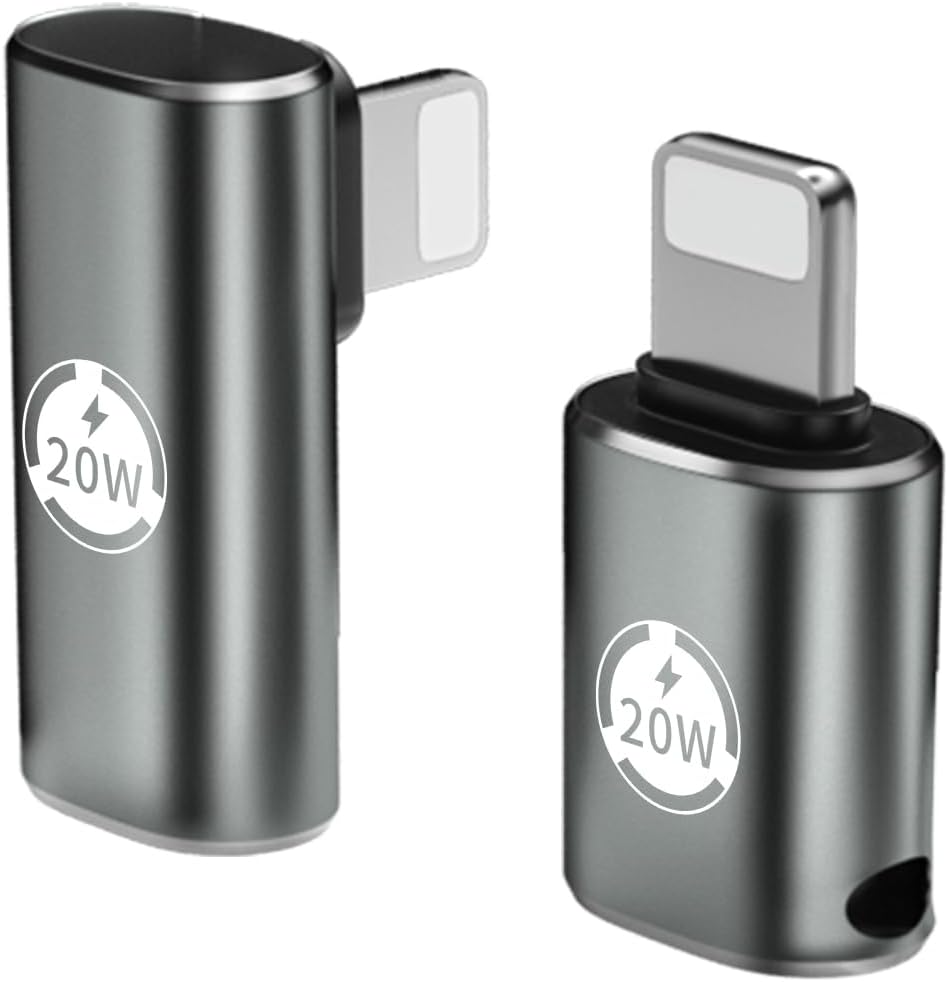 (2Pack） Adapter USB c do Light-ning, obsługuje 20 W PD, funkcja szybkiego ładowania dla i-Phone i-Pad i-Pod serii kompatybilny