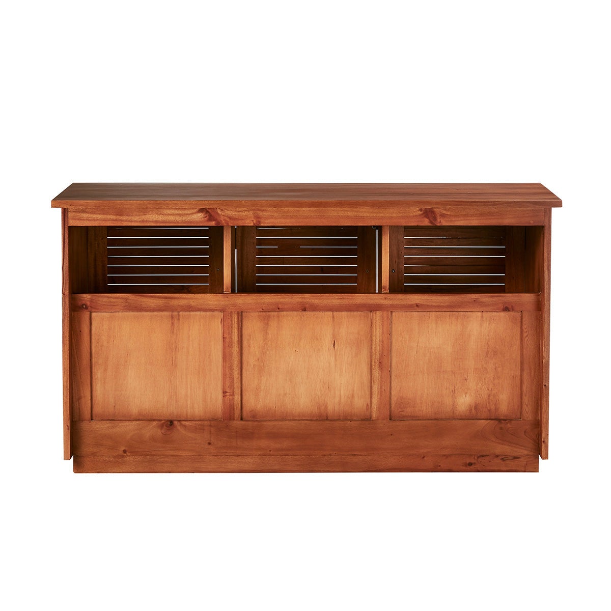 Meuble sous vasque en acajou massif 140 cm NEWPORT - 6