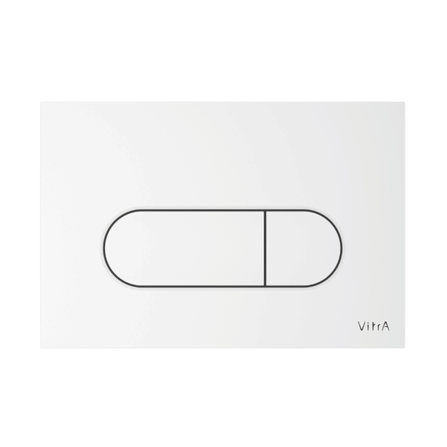 Plaque de commande VitrA Root Round Blanc