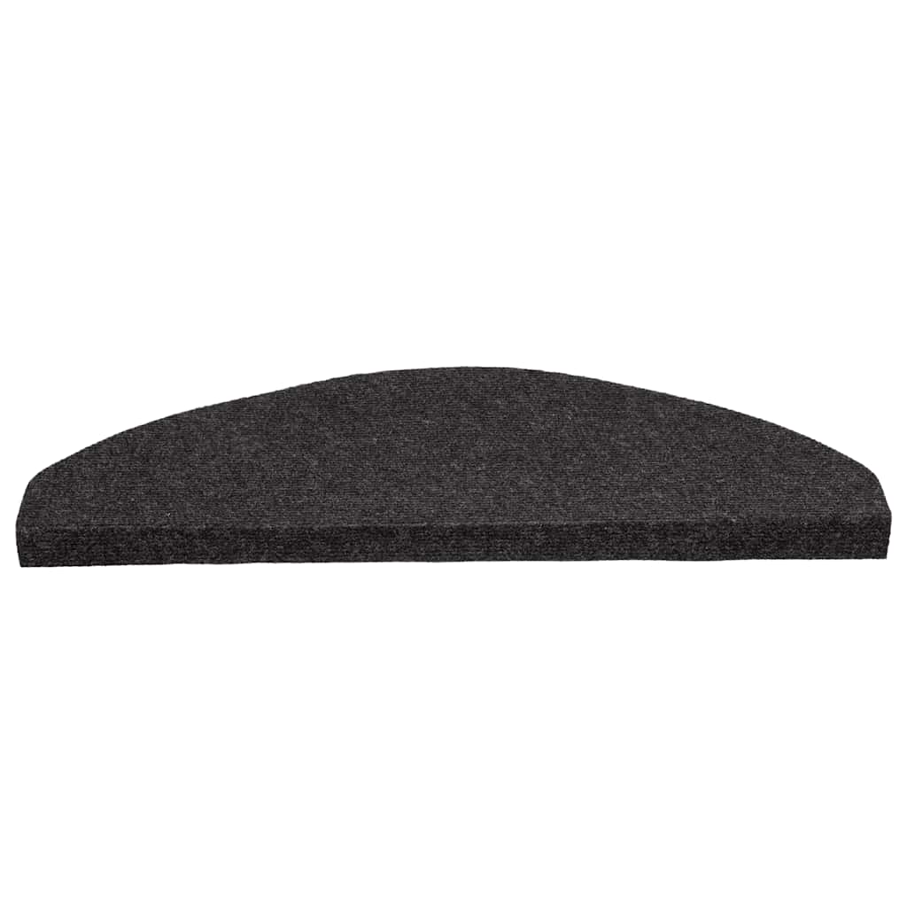 vidaXL Tapis d'escalier auto-adhésifs 20 pcs noir 65x22,5x3,5 cm - 4