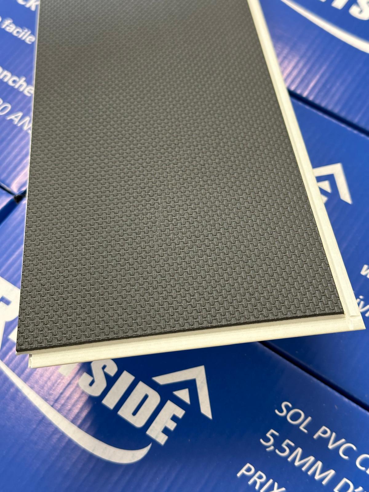 Sol - Lames PVC clipsable chevron - sous-couche intégrée - garantie 30 ans - Imitation chêne clair - Dimensions L 60cm X l 12,5cm -&nbsp;Epaisseur&nbsp;5,5mm - 7