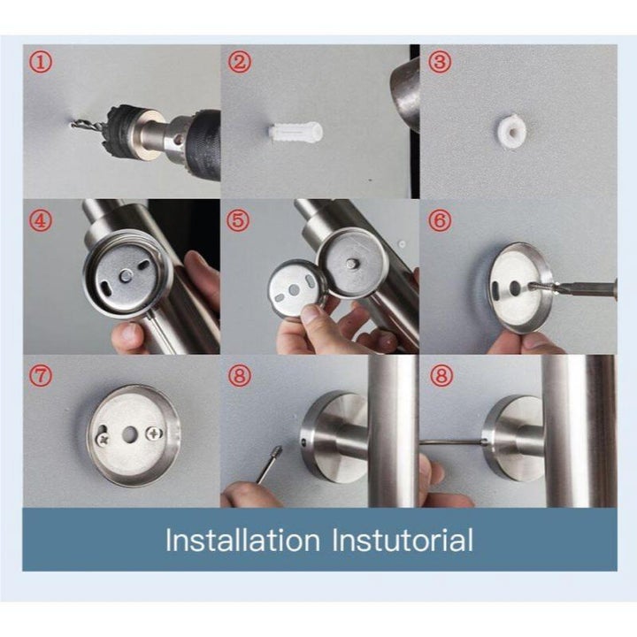 Valaz Accesorios de baño en negro mate Toallero 30cm+ Percha+ Portarollos - 1Percha - 7