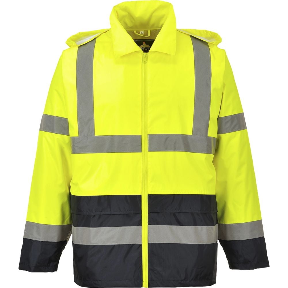 Ensemble de pluie enroulable haute visibilité couleur : Jaune taille XL - PORTWEST