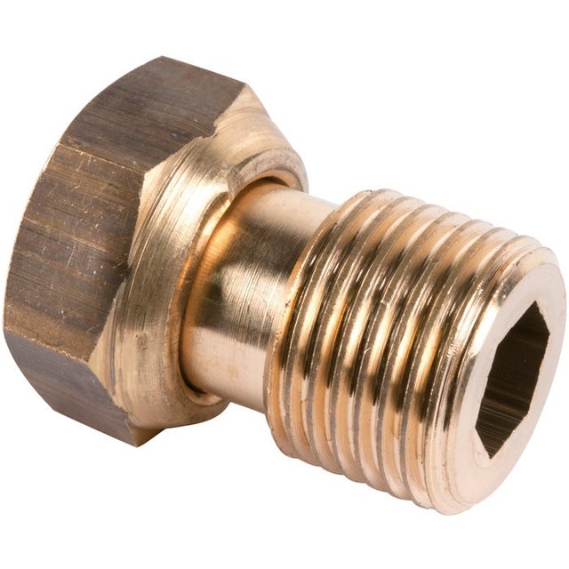 Raccord 2 pièces - M 1/2' - F 3/4' - Pour Compteur d'eau - Riquier